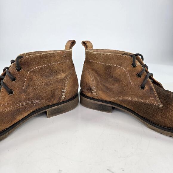 Bed Stu Rayburn Men's Rustic Suede Leather Ankle Boot US 9.5 Brown Chukka Boots - Picture 9 of 9